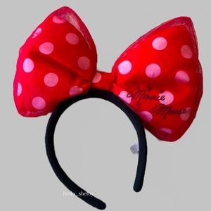 Tokyo Disneyland Minnie Mouse ears bow headband
